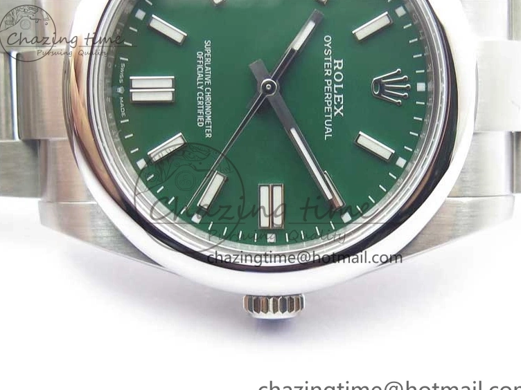 Best 124300 Bracelet Maker BP Green on SS Edition Oyster Dial 41mm Perpetual 0522